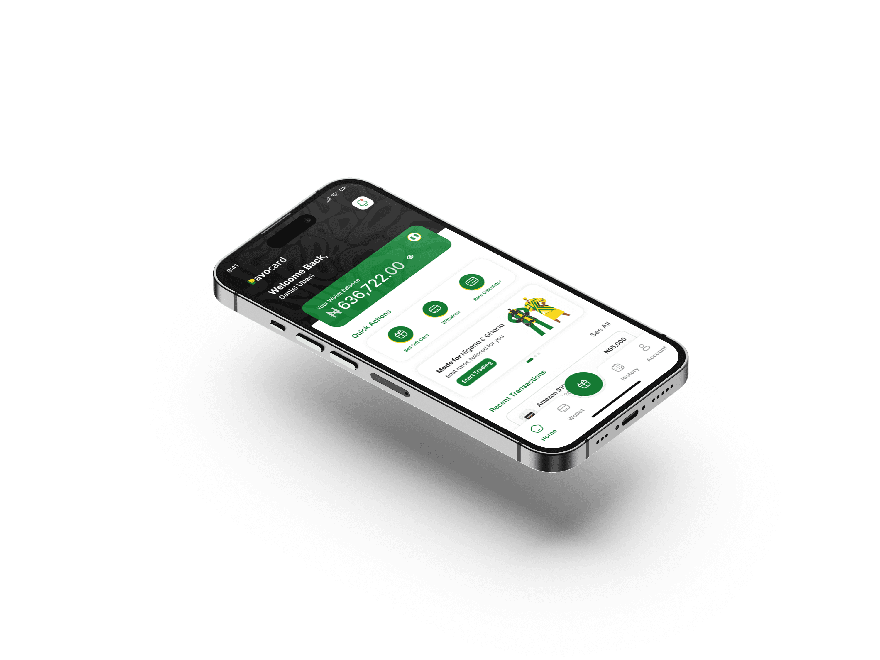 Pavocard App Preview